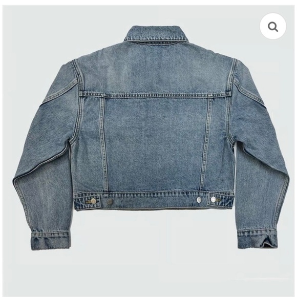 ETICA *NWT* Denim River Crop Jacket Arcadia Size L - Picture 2 of 5